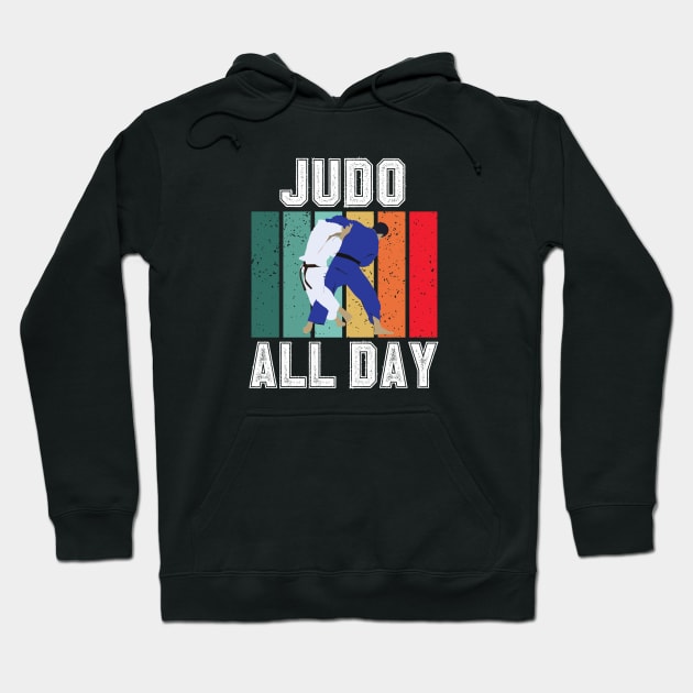 Judo All Day Hoodie by footballomatic